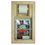 WG Wood Products MR-14 Bevel Frame Recessed magazine rack/toilet paper combo