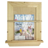 WG Wood Products MR-3 On the wall Magazine Rack