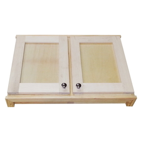 WG Wood Products SHK-118DD 18" Shaker Series Double Door On the wall Cabinet 2.5" deep inside
