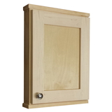 WG Wood Products SHK-118 18" Shaker Series On the wall Cabinet 2.5" deep inside