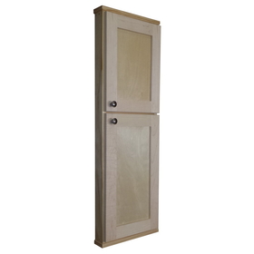 WG Wood Products SHK-142SC 42" Shaker Series On the wall Spice Cabinet 2.5" deep inside