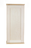 WG Wood Products SHK-242 42" Shaker Series On the wall Cabinet 3.5" deep inside