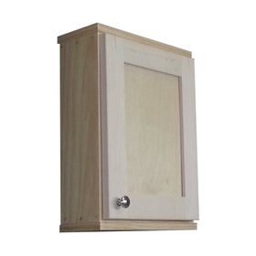 WG Wood Products SHK-318 18" Shaker Series On the wall Cabinet 5.5" deep inside