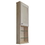 WG Wood Products SHK-442-18s 42" Shaker Series On the wall Cabinet with 18" open shelf 7.25" deep inside