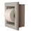 WG Wood Products TP-16 Solid Wood Recessed in wall Bathroom Toilet Paper Holder-Multiple Finishes
