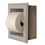 WG Wood Products TP-21 Solid Wood Recessed in wall Bathroom Toilet Paper Holder-Multiple Finishes