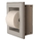 WG Wood Products TP-7 Solid Wood Recessed in wall Bathroom Toilet Paper Holder-Multiple Finishes