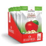 Ready Wise RWSK05-017 Simple Kitchen Organic Freeze-Dried Apples - 6 Pack, 20g Serving Size