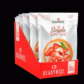 Ready Wise Simple Kitchen Strawberry Yogurt Tart - 6 Pack, 25g Serving Size