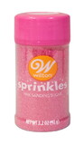 Wilton 191008791 Pink Sanding Sugar, 3.2oz.
