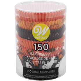 Wilton 191010491 Happy Halloween Paper Halloween Cupcake Liners, 150-Count