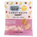 Wilton 1911-0-0073 Tasty by Strawberry Cheesecake Candy Melts Candy, 7 oz.