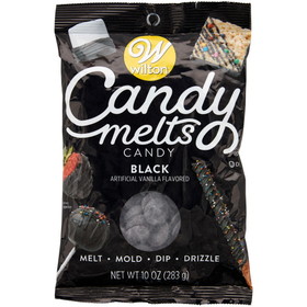 Wilton 1911-6061X Black Candy Melts&#174; Candy, 10 oz.