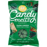 Wilton 1911-6068X Dark Green Candy Melts Candy, 12 oz.