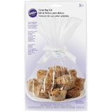 Wilton 1912-1143 Clear Large Treat Bags Kit, 3-Count