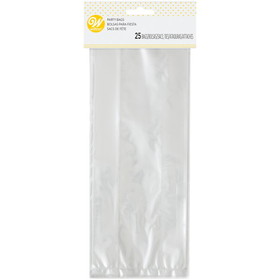 Wilton 1912-1240 Clear Treat Bags, 25-Count