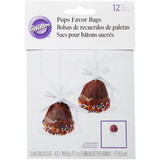 Wilton 1912-1341 Treat and Cake Pops Bag Kit, 12-Count