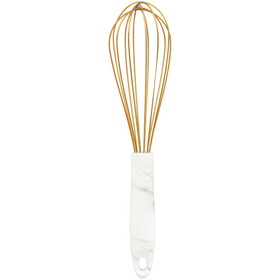 Wilton 2103-0-0281 Large Gold Balloon Whisk with Marble Handle