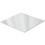 Wilton 2104-0663 Silver 12-Inch Square Cake Platters, 5-Count