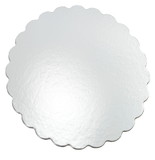 Wilton 2104-1166 Silver 12-Inch Round Cake Platters, 8-Count