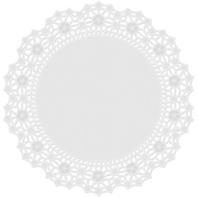 Wilton 2104-90212 Round 12-Inch White Paper Doilies, 6-Count