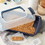Wilton 2105-0-0349 Diamond-Infused Non-Stick Navy Blue Oblong Pan with Cover, 9 x 13-inch