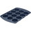 Wilton 2105-0-0352 Diamond-Infused Non-Stick Navy Blue Muffin and Cupcake Pan, 12-Cup