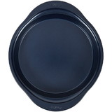 Wilton 2105-0-0353 Diamond-Infused Non-Stick Navy Blue Round Baking Pan, 9-inch