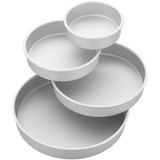 Wilton 2105-2101 Round Cake Pans, 4 Piece Set for 6-Inch, 8-Inch, 10-Inch and 12-Inch Cakes