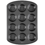 Wilton 2105-6789 Perfect Results Premium Non-Stick Bakeware Muffin and Cupcake Pan, 12-Cup