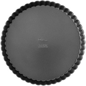 Wilton 2105-6818 Perfect Results Premium Non-Stick Bakeware Fluted-Edge Round Tarte Tin, 9-Inch