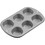 Wilton 2105-953 Recipe Right Non-Stick Muffin Pan, 6-Cup