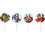 Wilton 2113-4110 Marvel's Avengers Cupcake Toppers, 24-Count