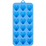 Wilton 2115-0-0123 Fancy Hearts Silicone Candy Mold, 18-Cavity