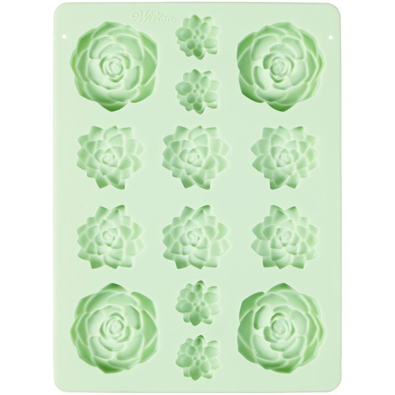 Wilton Silicone Bakeware, 12 Cavity Rose Candy Mold, 2115-8516