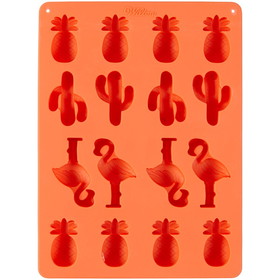 Wilton 2115-3835 Tropical Silicone Candy Mold, 16-Cavity