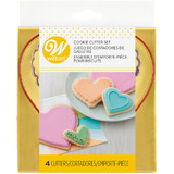 Wilton 2308-1203 Nested Hearts Cookie Cutter Set, 4-Piece