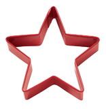 Wilton 2308-1300 Red Metal Star Cookie Cutter, 3-Inch