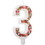 Wilton 2811-0-0067 Sprinkle Pattern Number 3 Birthday Candle, 3-Inch