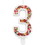Wilton 2811-0-0067 Sprinkle Pattern Number 3 Birthday Candle, 3-Inch
