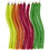Wilton 2811-270 Multicolor Wavy Trick Sparkler Candles, 10-Count
