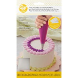 Wilton 404-0-0017 12-Inch Reusable Piping Bags for Cake Decorating, 3-Count