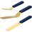 Wilton 409-0-0012 Navy Blue and Gold Icing Spatula Set, 3-Piece