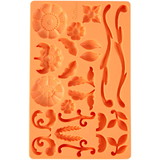 Wilton 409-3190 Lace Fondant and Gum Paste Silicone Mold, 23-Cavity