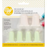 Wilton 414-916 Silicone Cake Decorating Frosting Tip Cover Set, 6-Piece
