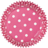 Wilton 415-0158 Pink Dots Standard Cupcake Liners, 75-Count