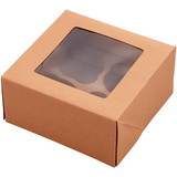 Wilton 415-0953 4-Cup Cardboard Cupcake Box, 3-Count