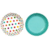 Wilton 415-5289 Pop of Color Standard Cupcake Liners, 75-Count