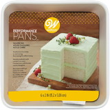 Wilton 507-2180 Performance Pans Square Cake Pan, 6-Inch