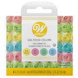 Wilton 601-5582 Pastel Gel Food Color Set, 4-Count